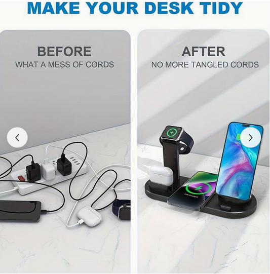 6-in-1 15W Wireless Charger