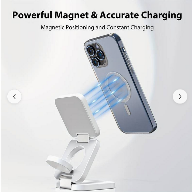 3 In 1 Magnetic Foldable Wireless Charger